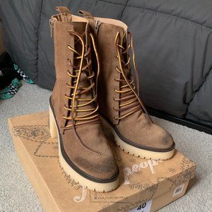 Free People Dylan Lace Up Boots